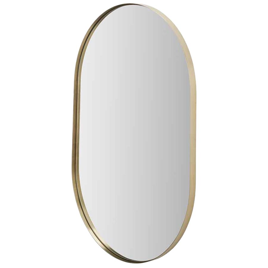 Ardent Gold Oval Mirror